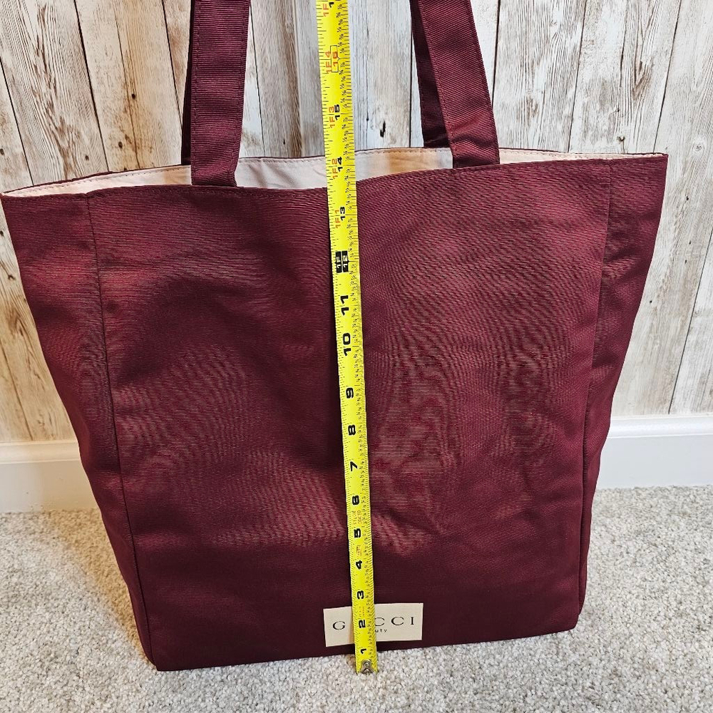 Gucci Burgundy Tote Bag - Picture 6 of 8